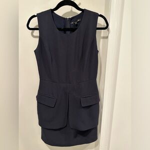 Alexander Wang Navy Sleeveless Dress